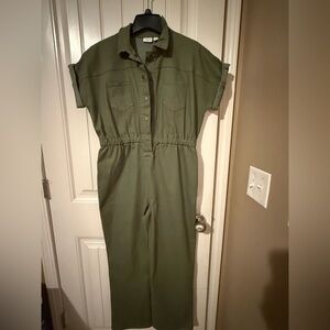 Olive Green Teen Jumpsuit